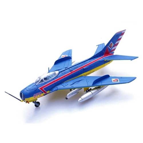 Aerobatic Flugzeug Für MiG 19S Fighter Red 872 Ostdeutsche Luftwaffe 1968 Legierung Flugzeugmodell Erwachsene Fans Sammlerstück Souvenir Maßstab 1/72 von HUANTY
