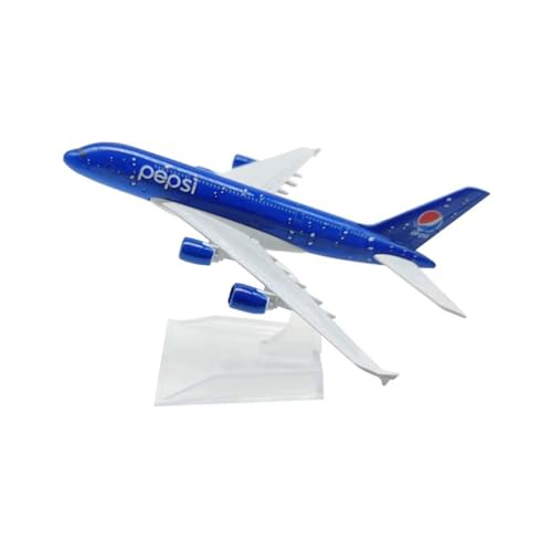 Aerobatic Flugzeug Für Pepsi Blue A380 Flugzeuge Airways Flugzeug Sammlerstück Flugzeug Modell Flugzeuge Airlines Legierung Druckguss Modell von HUANTY