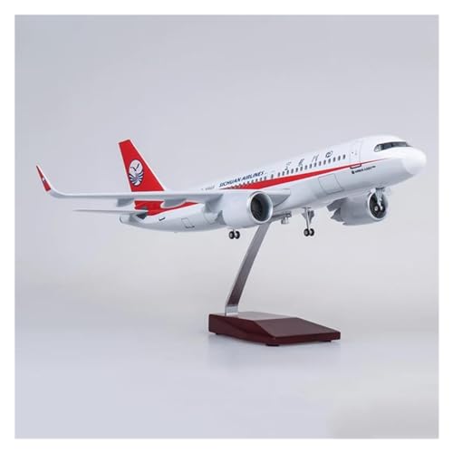Aerobatic Flugzeug Für Sichuan Airline Airlines Harz Flugzeug 1:80 40CM Flugzeuge Luftfahrt Modell Licht Diecast Flugzeug A320 Souvenir Spielzeug(Without Light) von HUANTY