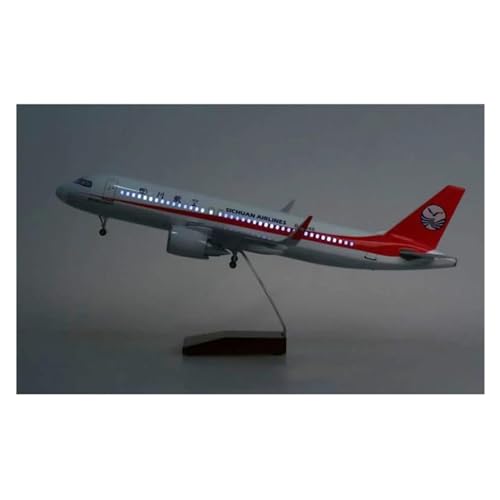 Aerobatic Flugzeug Für Sichuan Airline Airlines Harz Flugzeug 1:80 40CM Flugzeuge Luftfahrt Modell Licht Diecast Flugzeug A320 Souvenir Spielzeug(with Light) von HUANTY