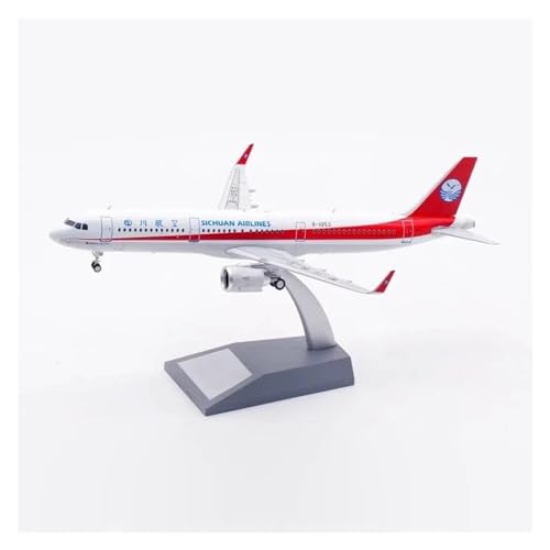 Aerobatic Flugzeug Für Sichuan Airlines A321NEO B-1053 Flugzeug Modell Spielzeug Sammeln Erwachsene Fans Souvenir Druckguss Legierung Maßstab 1/200 von HUANTY