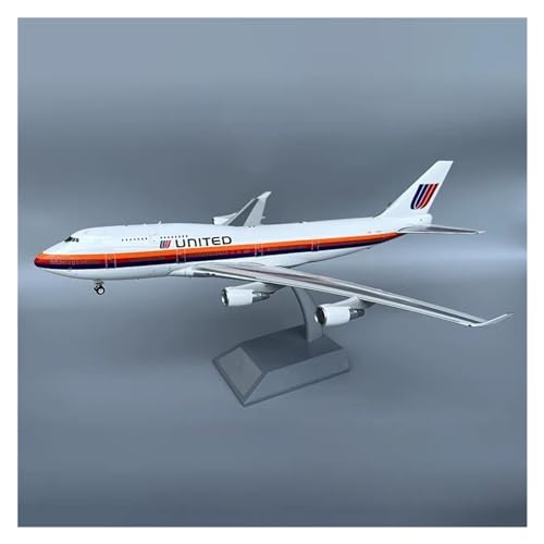 Aerobatic Flugzeug Für US Airlines B747 747-400 N186UA Flugzeug Modell Spielzeug Erwachsene Fans Sammeln Souvenir Diecast Legierung 1/200 von HUANTY