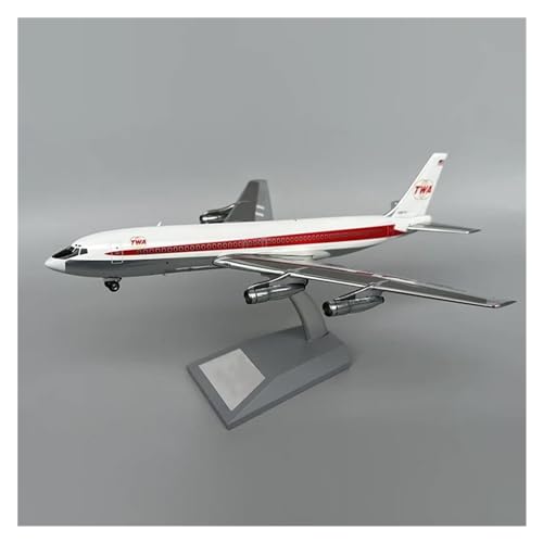 Aerobatic Flugzeug Für US TWA B707-100 Flugzeugmodell Spielzeug Erwachsene Fans Sammlerstück Souvenir Maßstab 1:200 von HUANTY