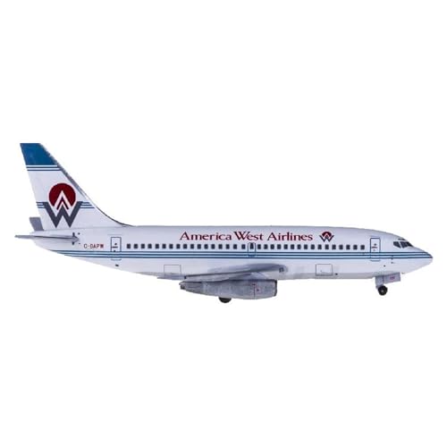 Aerobatic Flugzeug Für US West Airlines 737-200 C-GAPW Diecast Aviation Miniatur Metall Flugzeug Modell Spielzeug Jungen Maßstab 1:400 von HUANTY