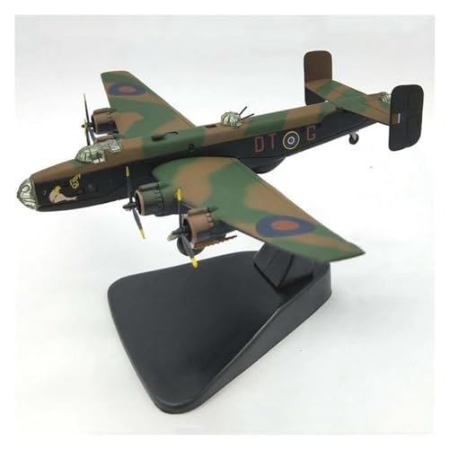 Aerobatic Flugzeug Für WWII UK Royal Air Force Halifax Bomber Handley Page Kämpfer Armee Flugzeug Flugzeug Legierung Modell Spielzeug Maßstab 1:144 von HUANTY