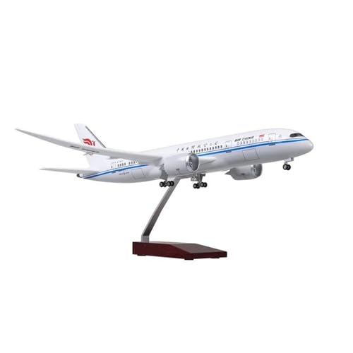 HUANTY Aerobatic Flugzeug Für Air China B787 China Airlines 787 Flugzeugmodell Mit Rad Licht 1:130 Harz Flugzeug Spielzeug Sammlung Souvenir 43CM(Without Light) von HUANTY