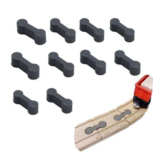 Holzschienen Adapter Verbinder,10 PCS Holzeisenbahn Zubehör Gleisverbinder Eisenbahn Verbindungsstücke Holzeisenbahn Zubehör Wiederverwendbare Holz Eisenbahn Gleisverbinder für Kinder Holzschienen Adapter Verbinder,10 PCS Holzeisenbahn Zubehör Gleisverbinder Eisenbahn Verbindungsstücke Holzeisenbahn Zubehör Wiederverwendbare Holz Eisenbahn Gleisverbinder für Kinder von HUATEEN