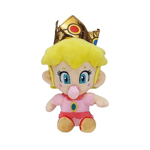 HUAWELL Mario All Star Collection Plüschtier, Gänseblümchen, Roslina, Prinzessinnen, Geschenk für Weihnachten, Neujahr, Geburtstag, 17 cm, Pfirsichfarben HUAWELL Mario All Star Collection Plüschtier, Gänseblümchen, Roslina, Prinzessinnen, Geschenk für Weihnachten, Neujahr, Geburtstag, 17 cm, Pfirsichfarben von HUAWELL