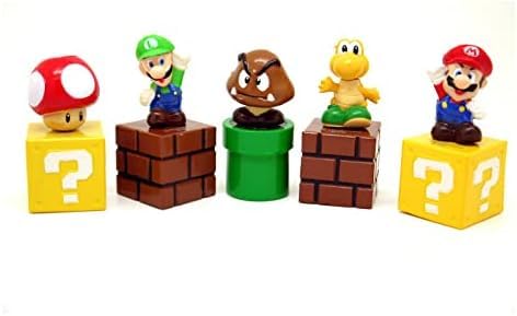Mario Bros Kuchendekoration, Mario Bros, Geburtstagsparty, Kuchendekorationen für Jungen, 5 Stück Mario Bros Kuchendekoration, Mario Bros, Geburtstagsparty, Kuchendekorationen für Jungen, 5 Stück von HUAWELL