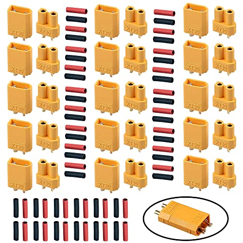 HUAZIZ 15 Paar XT30 Connector XT30 Männlich Weiblich Stecker-Hochstrom Stecker für RC Lipo Akku von HUAZIZ