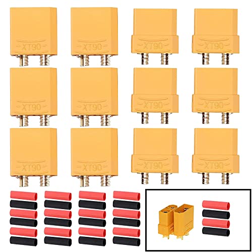 HUAZIZ 6 Paar XT90 Connector XT90 Männlich Weiblich Stecker-Hochstrom Stecker für RC Lipo Akku von HUAZIZ