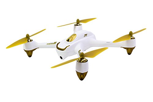 Hubsan 15030050 - X4 FPV Brushless Quadrocopter weiß - RTF-Drohne mit HD-Kamera, GPS, Follow-Me, Akku, Ladegerät und Fernsteuerung mit integriertem Farbmonitor (H501S) von HUBSAN