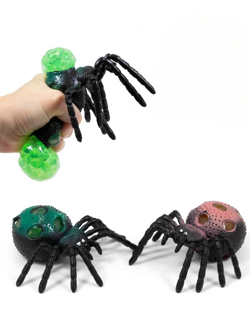 Knautsch-Spinne mit Perlen Balle araignée à billes souple von HUBTOYS