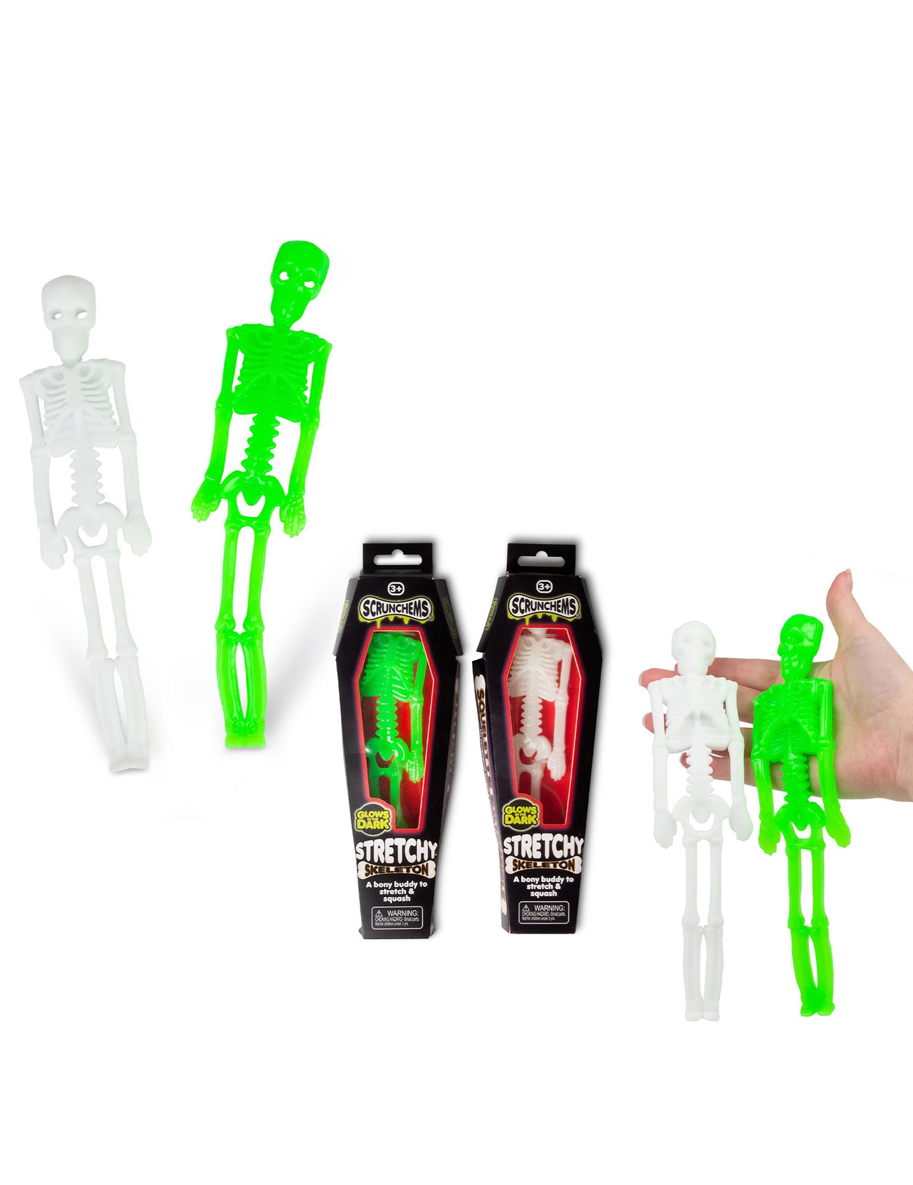 Skelett Dehnbar Leuchtend Spielzeug SCRUNCHEMS Skelett Dehnbar Leuchtend Spielzeug SCRUNCHEMS von HUBTOYS
