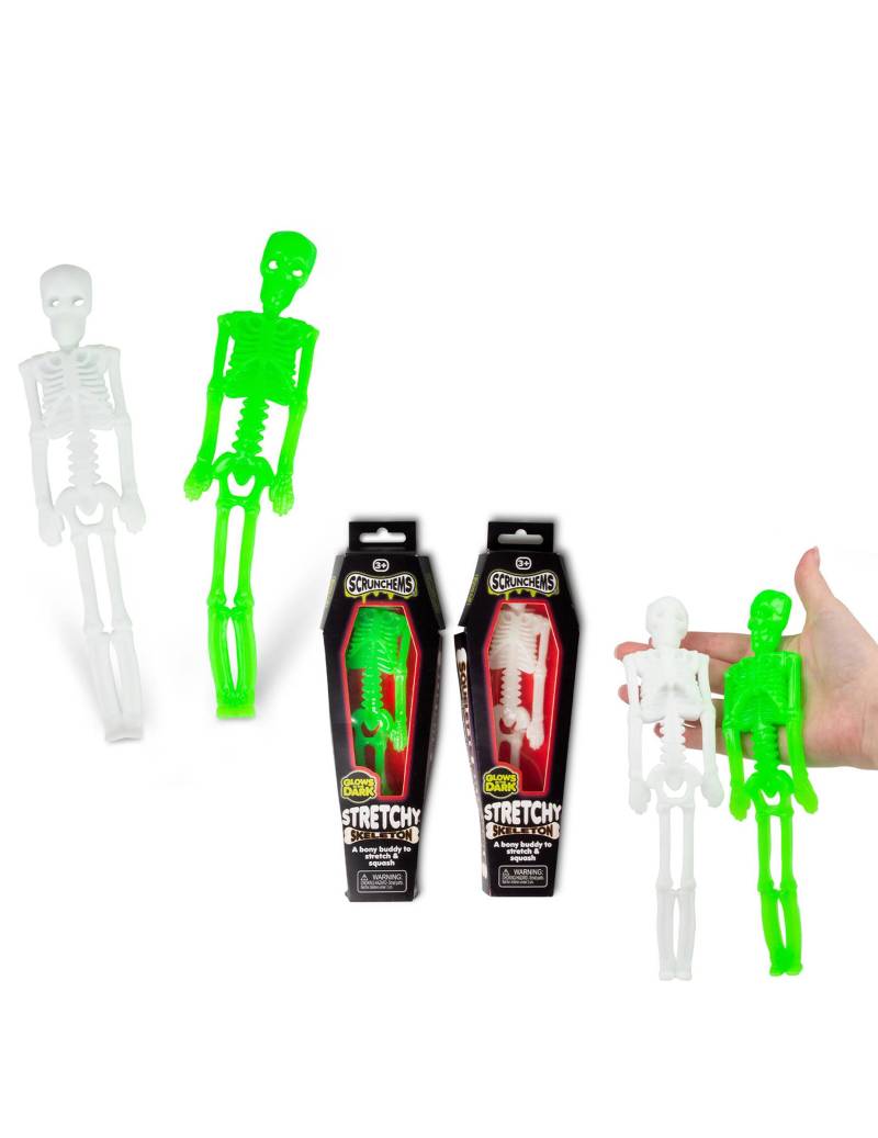 Skelett Dehnbar Leuchtend Spielzeug SCRUNCHEMS von HUBTOYS