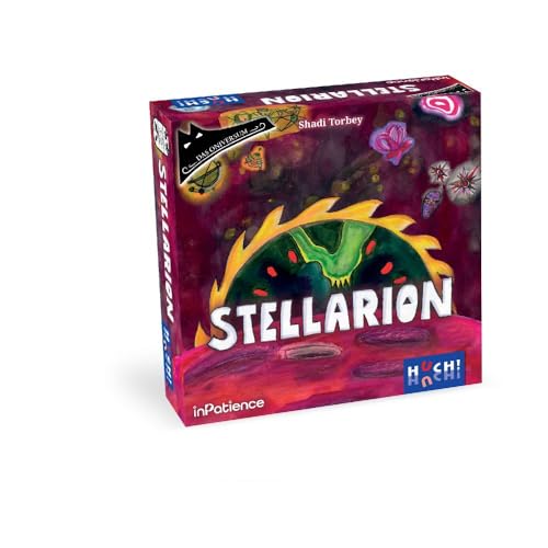 HUCH!, Stellarion, Kooperatives Gesellschaftsspiel mit innovativem Deck-Management, inklusive 4 spannender Erweiterungen, Für 1–2 Spieler ab 10 Jahren von HUCH!