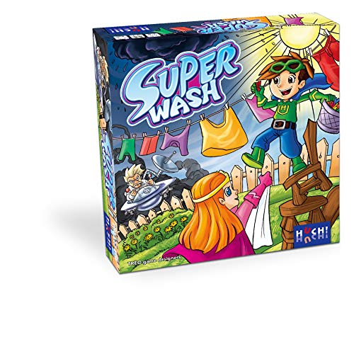 HUCH! 880567 Super Wash Kinderspiel, Bunt von HUCH!