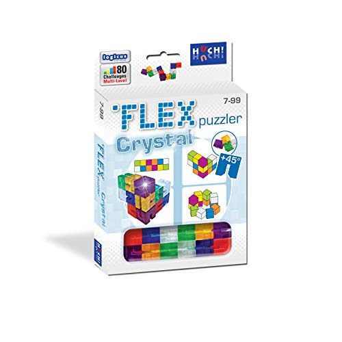 HUCH! | Flex Puzzler Crystal | Geschicklichkeitsspiele | Logikspiele IQ Spiel | Denkspiele & Knobelspiele | Geschenke für Kinder und Jugendliche | Logik Spiel für 1 Person ab 7 Jahren von HUCH!
