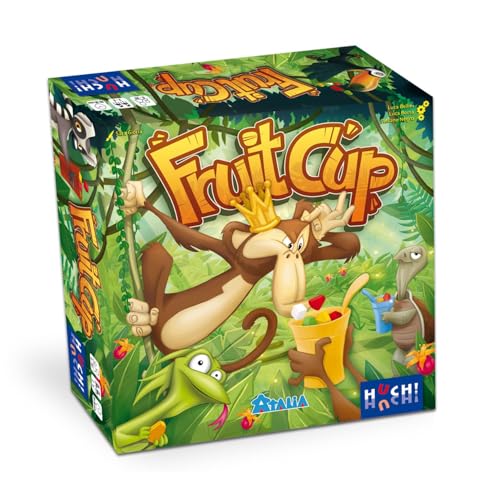 HUCH! Fruit Cup, Affenkönigs Obstsalat, Lustiges Familienspiel, Rasante Früchte-Jagd mit cleveren Rezeptkarten, Für 2–6 Spieler ab 6 Jahren HUCH! Fruit Cup, Affenkönigs Obstsalat, Lustiges Familienspiel, Rasante Früchte-Jagd mit cleveren Rezeptkarten, Für 2–6 Spieler ab 6 Jahren von HUCH!
