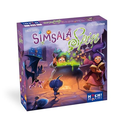 HUCH! Simsala Spin, Zaubertränke im Hexenstein-Labor, Familienspiele, Kooperatives Zaubertrankbrauen, Spannende Herausforderung für Junge Hexen und Zauberer, Für 2-6 Spieler ab 5 Jahren HUCH! Simsala Spin, Zaubertränke im Hexenstein-Labor, Familienspiele, Kooperatives Zaubertrankbrauen, Spannende Herausforderung für Junge Hexen und Zauberer, Für 2-6 Spieler ab 5 Jahren von HUCH!