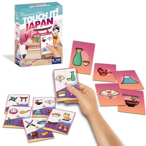 HUCH! | Touch it - Japan | Familienspiel | Für 2 bis 6 Spieler ab 6 Jahren | Erfühle die Prägung auf der Kartenrückseite | Für Jede Gelegenheit und Altersstufe HUCH! | Touch it - Japan | Familienspiel | Für 2 bis 6 Spieler ab 6 Jahren | Erfühle die Prägung auf der Kartenrückseite | Für Jede Gelegenheit und Altersstufe von HUCH!