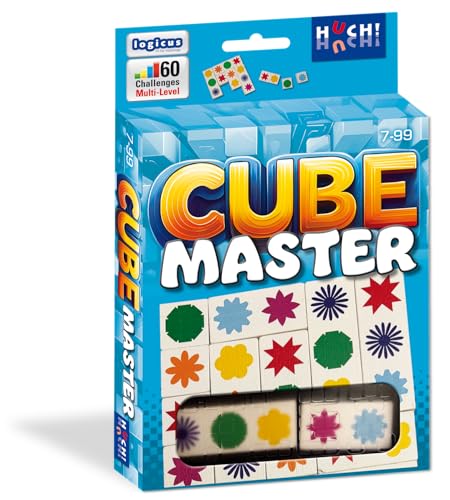 Huch!, Cubemaster, Symbole Legen, Logikspiel für 1 Person ab 8 Jahren, erfülle die Aufgaben, ordne die Symbole strategisch klug an Huch!, Cubemaster, Symbole Legen, Logikspiel für 1 Person ab 8 Jahren, erfülle die Aufgaben, ordne die Symbole strategisch klug an von HUCH!