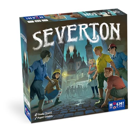 Huch!, Severton - Kooperatives Strategiespiel, Abenteuer und Strategie, erfüllt zusammen spannende Missionen in Severton, Für 1-5 Spieler ab 10 Jahren Huch!, Severton - Kooperatives Strategiespiel, Abenteuer und Strategie, erfüllt zusammen spannende Missionen in Severton, Für 1-5 Spieler ab 10 Jahren von HUCH!