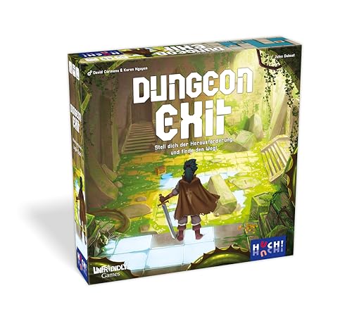 Huch! Dungeon Exit, mit magnetischen Legeplättchen, Spannendes Dungeon-Abenteuer, Plättchen-Legespiel mit steigenden Herausforderungen, Für 1-2 Spieler ab 6 Jahren Huch! Dungeon Exit, mit magnetischen Legeplättchen, Spannendes Dungeon-Abenteuer, Plättchen-Legespiel mit steigenden Herausforderungen, Für 1-2 Spieler ab 6 Jahren von HUCH!
