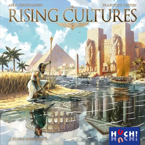 Huch! Rising Cultures, Strategiespiel für 2 Personen, Historisches Strategiespiel mit asymmetrischem Gameplay, Fesselnde Multi-Use-Karten, Für 2 Spieler ab 14 Jahren Huch! Rising Cultures, Strategiespiel für 2 Personen, Historisches Strategiespiel mit asymmetrischem Gameplay, Fesselnde Multi-Use-Karten, Für 2 Spieler ab 14 Jahren von HUCH!