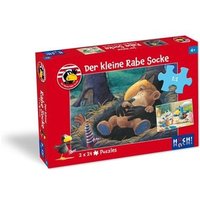 Huch Verlag - Der-kleine-Rabe-Socke-Puzzle 2 x 24 Teile von HUCH!