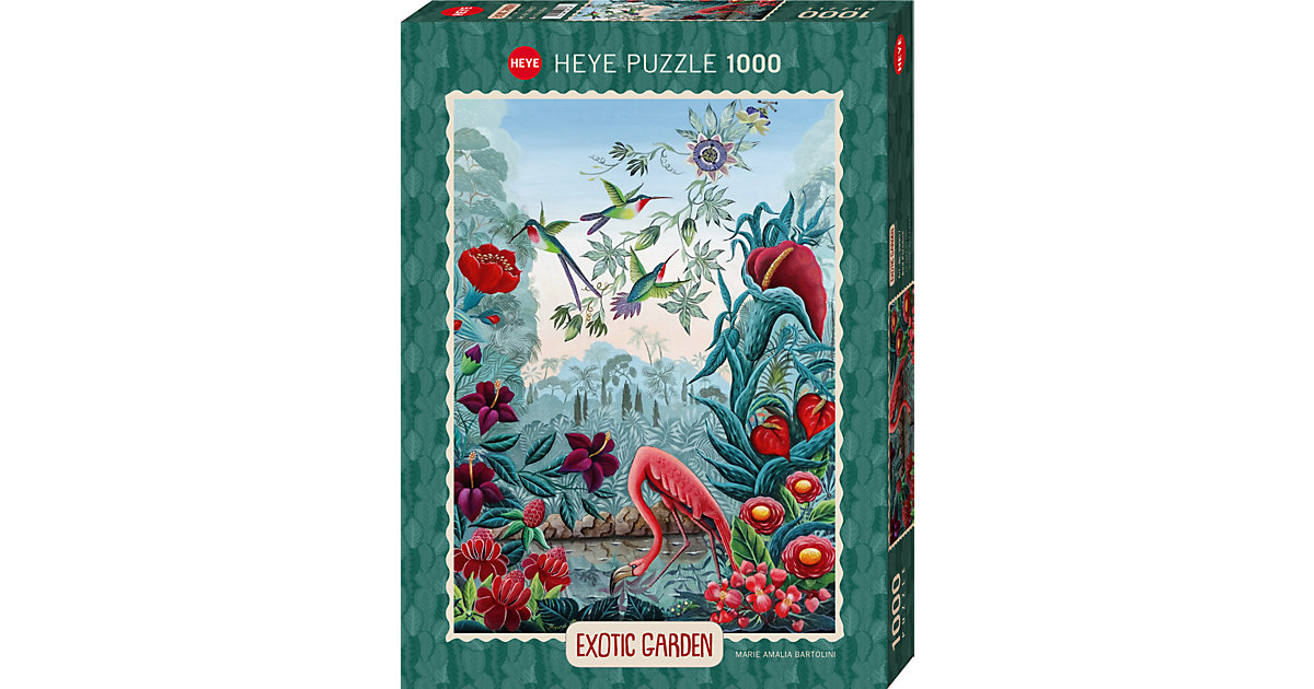Puzzle Bird Paradise, Exotic Garden, 1.000 Teile von HEYE
