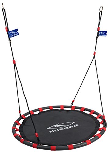 HUDORA Nestschaukel Aluminium, 120 cm, schwarz/rot - Garten-Schaukel bis 120 kg - 72161 HUDORA Nestschaukel Aluminium, 120 cm, schwarz/rot - Garten-Schaukel bis 120 kg - 72161 von HUDORA