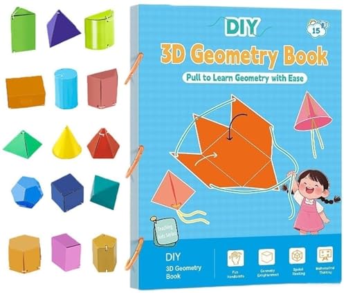3D-Geometrie-Lernbuch Mit Zugschnur. 3D-Geometrie-Lernbuch Mit Geflochtenem Seildesign. Lehrt Anfängern Volumen Und Oberfläche. 3D-Geometrie-Lernbuch Mit Zugschnur. 3D-Geometrie-Lernbuch Mit Geflochtenem Seildesign. Lehrt Anfängern Volumen Und Oberfläche. von HUFENYU