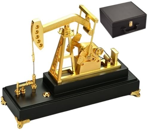 Ölbrunnen-Pumpenwagenheber-Metallmodell, Elektrisches Metall-Ölbrunnen-Pumpenwagenheber-Modell, 3D-Ölpumpeneinheit-Modell, Simulation, Funktionierender Mechanischer Wagenheber(Style 1) von HUFENYU