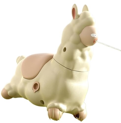 Spuckendes Lama-Wasserspielzeug, Lama-Spritzpistole Mit Kopfschütteln, 45°-Kopfdrehung, Lustiger Alpaka-Quetschwassersprinkler for Drinnen Und Draußen(2pcs) von HUFENYU