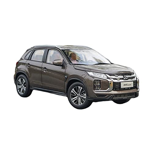 1 18 Für Mitsubishi SUV Zinklegierung Hohe Simulation Spielzeugauto-Modell Als Erwachsenes Vatertagsgeschenk(Brown) von HUGGES