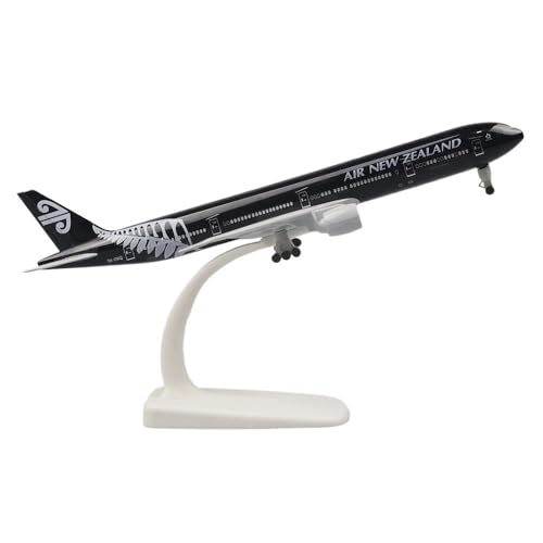 HUGGES 20 cm großes Flugzeugmodell 1:400 Neuseeland Boeing 777 Nachbildung Simulation statische Schreibtischdekoration Miniaturausstellung Männer sammeln Souvenir von HUGGES