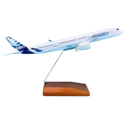 HUGGES 30 cm großes Flugzeugmodell für Airbus A350XWB, Prototyp eines Flugzeugmodells, Zinklegierung, Harzmaterial, Maßstab 1:200, Miniatur-Display-Sammlung von HUGGES