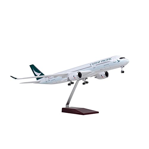 HUGGES 47 cm 1/142 Für Cathay Pacific Boeing 747 Flugzeugmodell Airbus 350 Modellflugzeug Spielzeugsammlung Kunsthandwerk von HUGGES