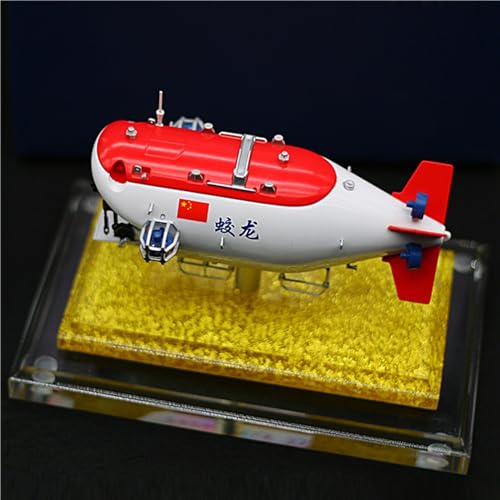 HUGGES Aeroplane Model Be Suitable for Jiaolong Manned Submersible Mini Alloy 21CM Finished Military Decoration Deep-sea Submarine Detector 1/50 von HUGGES