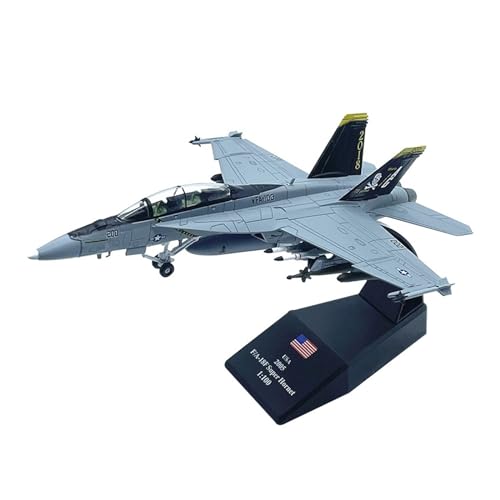 HUGGES Druckguss-Maßstab 1/100 Für Amerikanisches F/A-18F-Kampfflugzeug, Statische Legierung, Flugzeugmodell-Set, Spielzeugsammlung, Ausstellungsserie von HUGGES