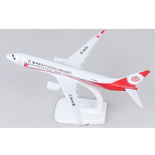 HUGGES Flugzeugmodell-Simulationslegierung 18 cm ist geeignet für Fuzhou Airlines für Boeing 737 Miniatur-Business-Propaganda-Schreibtisch-Büro-Dekoration von HUGGES