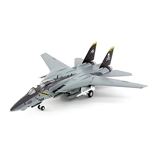 HUGGES Maßstab 1 72 Für US Navy F-14B VF-103 Kämpfer, Statische Dekoration, ABS-Flugzeugmodell, Spielzeug, Display-Sammlung, Geschenk 37186 von HUGGES