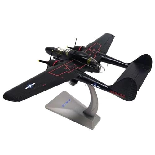 HUGGES Modellflugzeug Mini-Kunststofflegierung für P-61 Black Widow Night Fighter Simulation WWII Militärornamente 1/72 von HUGGES