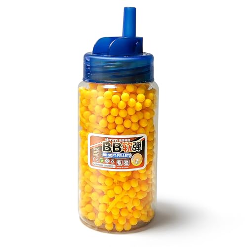 HUGMIE 6MM Gummikugel, ca. 1.000 Schüsse Gummikugeln,Farbige Weiche Kugeln,Kugeln für Spielzeug Pistole,Exklusiv für HUGMIE Spielzeugpistole HUGMIE 6MM Gummikugel, ca. 1.000 Schüsse Gummikugeln,Farbige Weiche Kugeln,Kugeln für Spielzeug Pistole,Exklusiv für HUGMIE Spielzeugpistole von HUGMIE