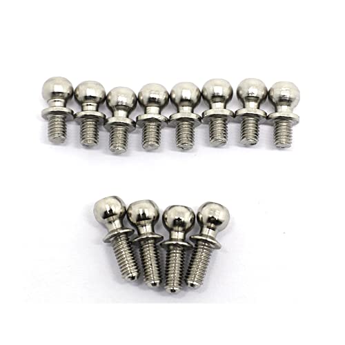 12Pcs Metall Hex Kugelkopf Schrauben für 144001 144002 124016 124017 124018 124019 RC Auto Ersatzteile Zubehör von HUIBEI