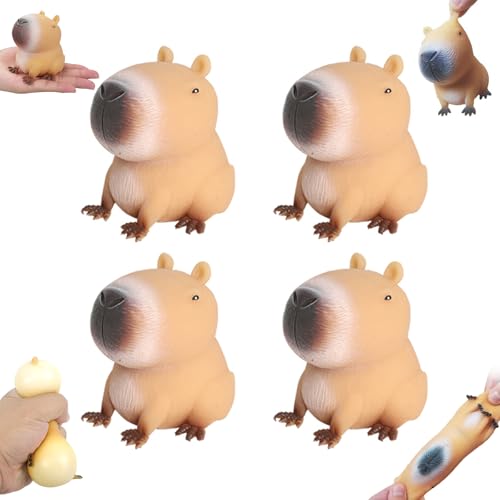 Anti Stress Spielzeug,4 Stück Kapybara-Kugelfisch Anti Stress Stressbälle,Stress Squeeze Spielzeug,Soft Capybara Toys Anti Stress,Squeeze Toy,Squeeze Spielzeug für Erwachsene und Kinder Anti Stress Spielzeug,4 Stück Kapybara-Kugelfisch Anti Stress Stressbälle,Stress Squeeze Spielzeug,Soft Capybara Toys Anti Stress,Squeeze Toy,Squeeze Spielzeug für Erwachsene und Kinder von HUIKUANGEU
