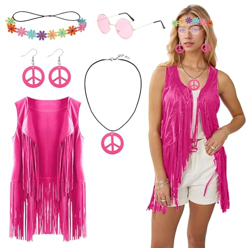 Hippie Kostüm Damen,Hippie Kleidung Damen,Disco Outfit Damen,70er Jahre Bekleidung Damen,70er Jahre Outfit Damen,Fransen äRmellos Weste Hippie Kleidung Damen,für Karneval,Fasching,Mottoparty Hippie Kostüm Damen,Hippie Kleidung Damen,Disco Outfit Damen,70er Jahre Bekleidung Damen,70er Jahre Outfit Damen,Fransen äRmellos Weste Hippie Kleidung Damen,für Karneval,Fasching,Mottoparty von HUIKUANGEU