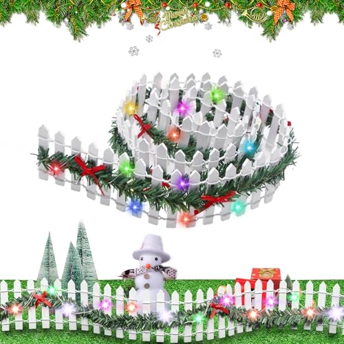 Mini Gartenzaun,Miniatur Zaun Gartenzaun Holz,Wichtel Zubehör Lichterkette,Wichtel Zubehör Weihnachten Miniatur Zaun Holzzaun,Wichtelhaus Weihnachtsdeko Beleuchtung Gartenzaun Mini Gartenzaun,Miniatur Zaun Gartenzaun Holz,Wichtel Zubehör Lichterkette,Wichtel Zubehör Weihnachten Miniatur Zaun Holzzaun,Wichtelhaus Weihnachtsdeko Beleuchtung Gartenzaun von HUIKUANGEU
