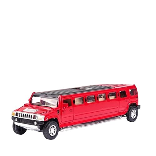 Dekoration aus Metalllegierung, Druckguss, Auto-Modell 1:32 für Hummer (rot) von HUIPENPP